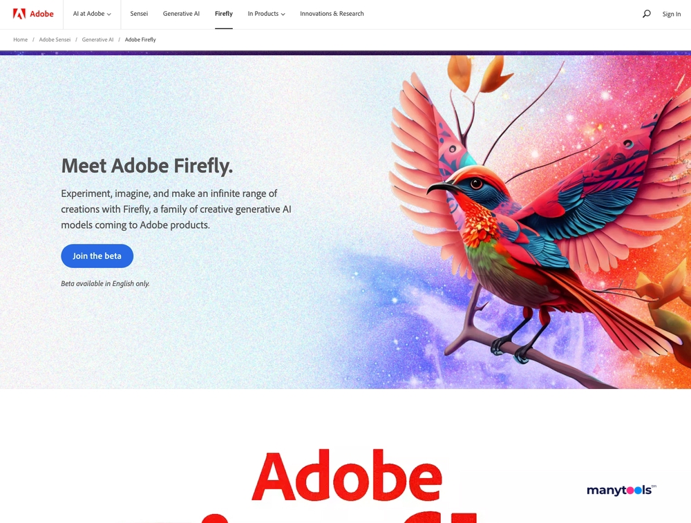 Adobe Firefly 41 AI Art Tools Sites Like Adobe sensei generative 
